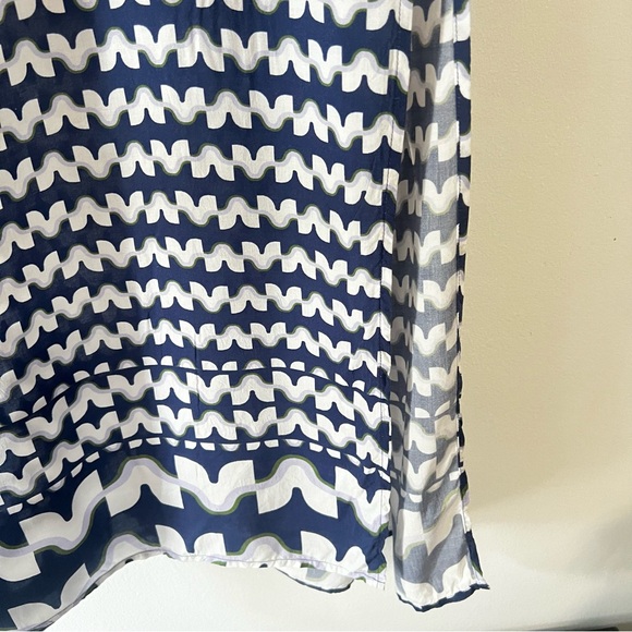Tory Burch Windwell Midi Dress Cover-up Navy Blue, Beach Cruise Size XS - Picture 9 of 10